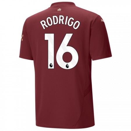 Koszulka Manchester City Rodrigo 16 Trzeci 2024-25 Koszulki Piłkarskie Krótki Rękaw